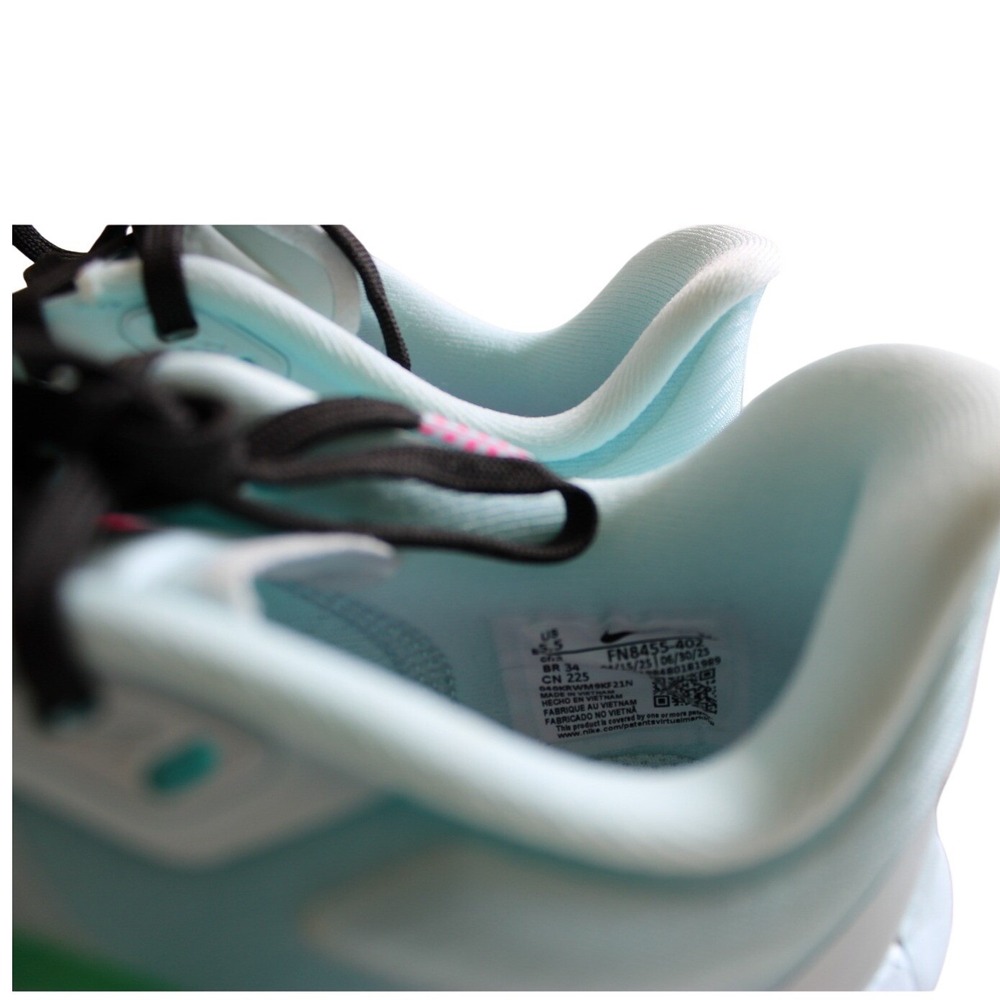 Nike Zoom Fly 6 Women's 5.5 Glacier Ice Hyper Pink Green Shock Running Shoes NEW - Picture 4 of 8